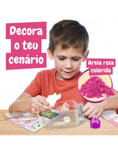 Terrário de Unicórnios, Brinquedo Educativo para Crianças +6 Anos