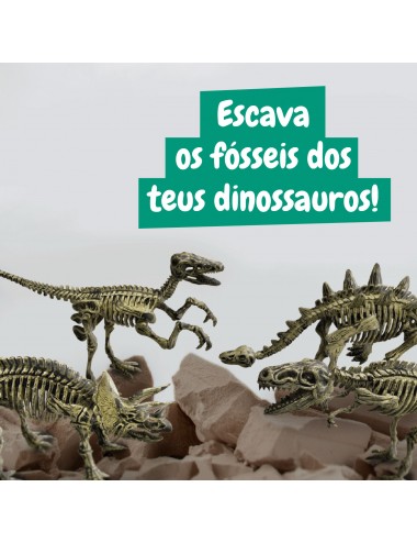 Convite A festa de aniversário T-Rex Dino da escavação do