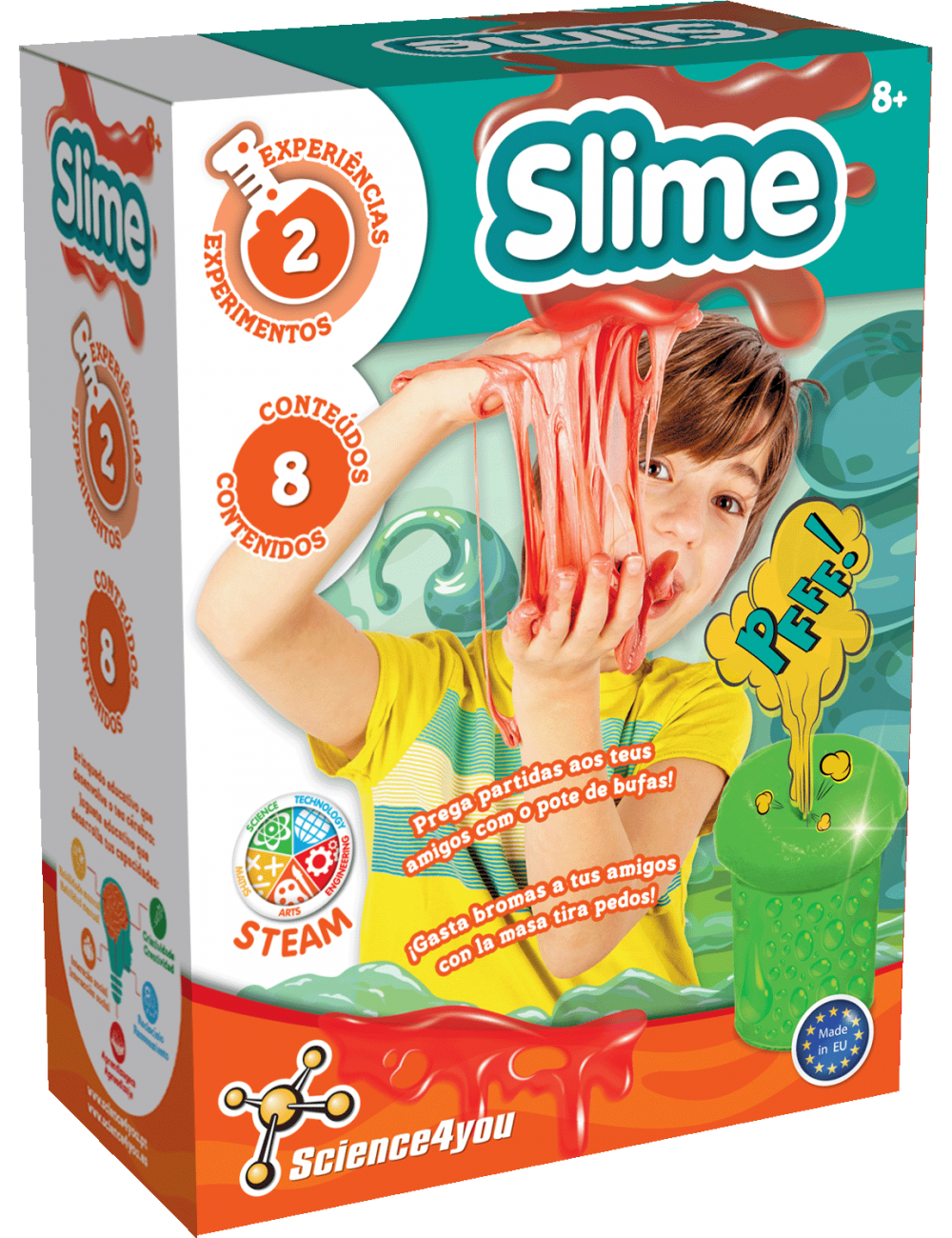 Starter Kit Slime Partidas, Brinquedo para Crianças +8 anos