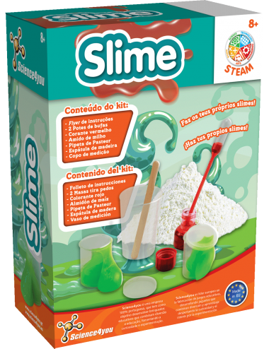 Starter Kit Slime Partidas, Brinquedo para Crianças +8 anos