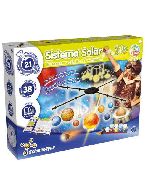 Sistema Solar 3D - Brilha no Escuro