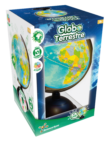 Globo Terrestre com Luz -...