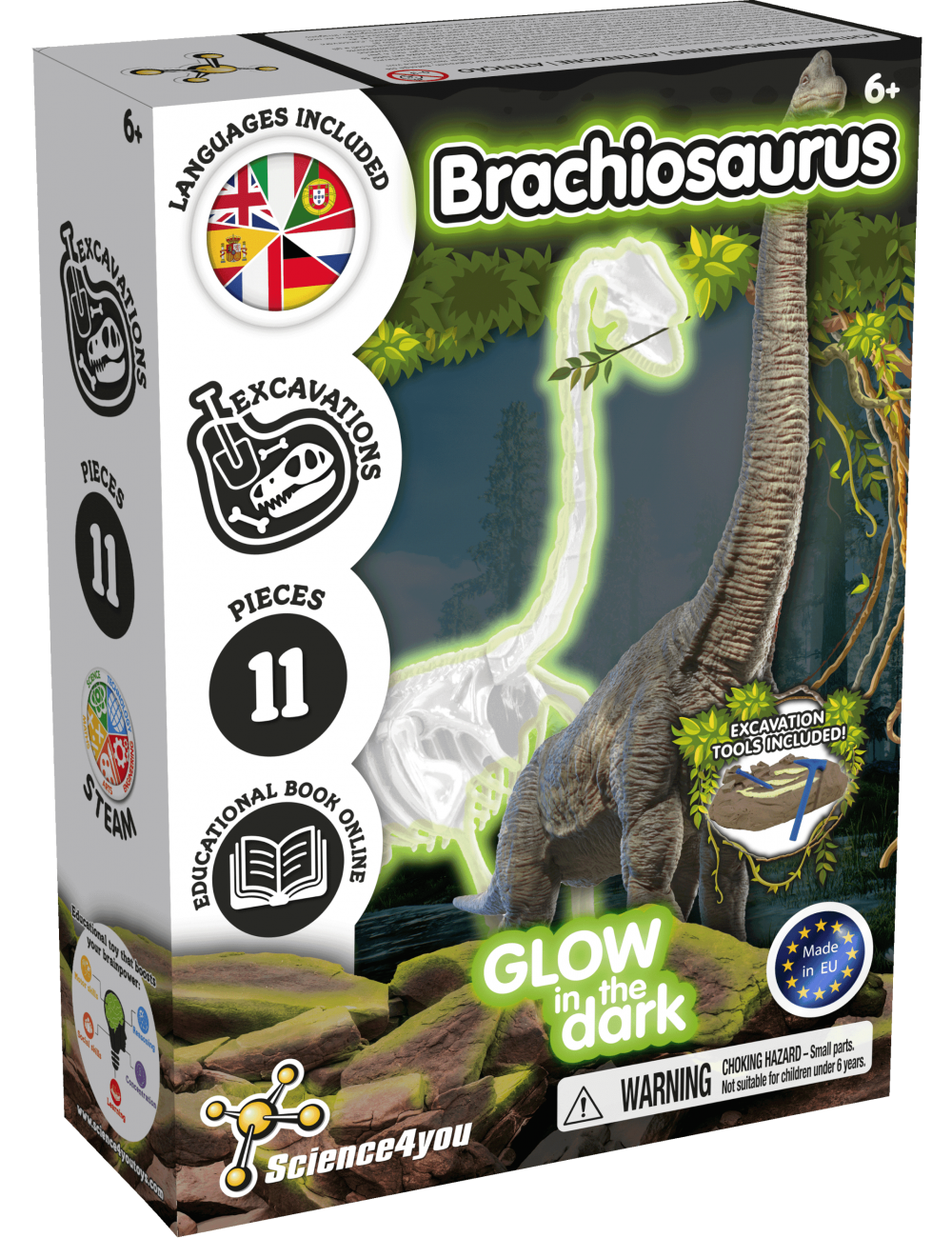 Jogo Educativo SCIENCE4YOU Projetor Dinossauros (Idade Minima: 4 anos)