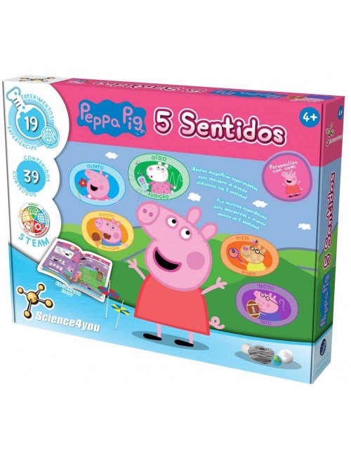 Descobrir os 5 Sentidos, Brinquedo Educativo para Crianças +4 Anos