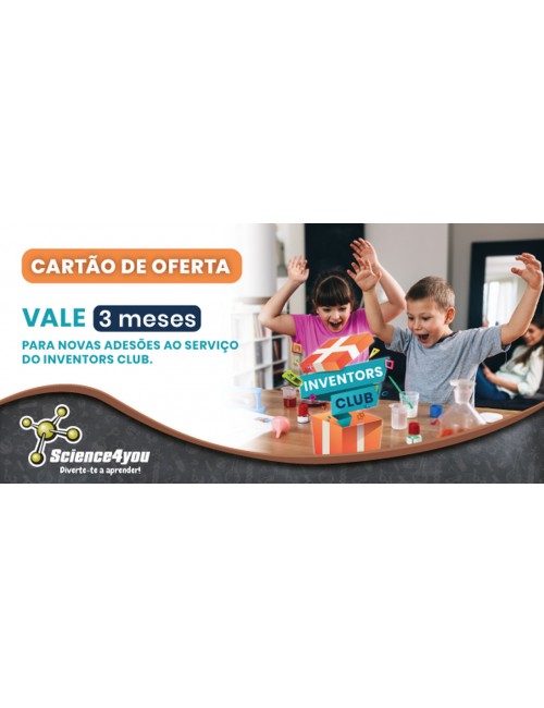 Cartão Presente 3 meses - Inventors Club