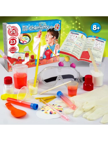 1º Kit de Ciências - Multi-Idioma  Brinquedos para Crianças com 4