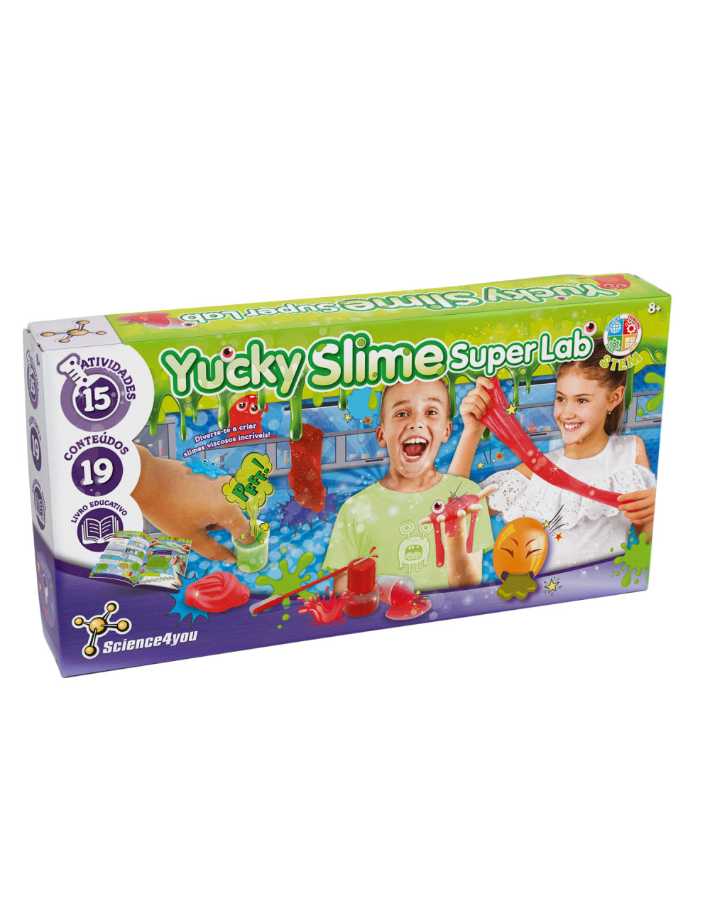 Jogo Didático SCIENCE4YOU Yucky Slime Super Lab