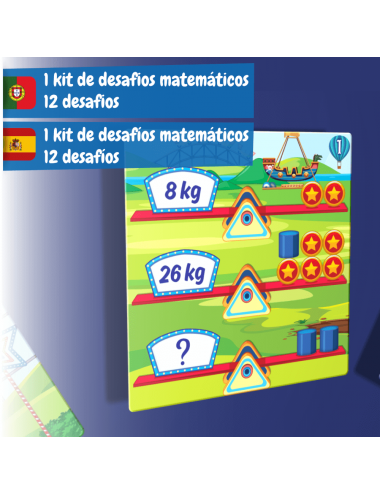 Desafio de Matemática  Brinquedos Educativos para Crianças +6