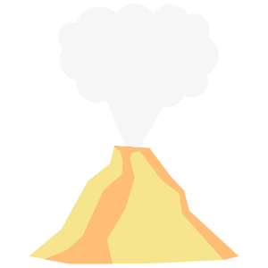 Bolo Vulcão
