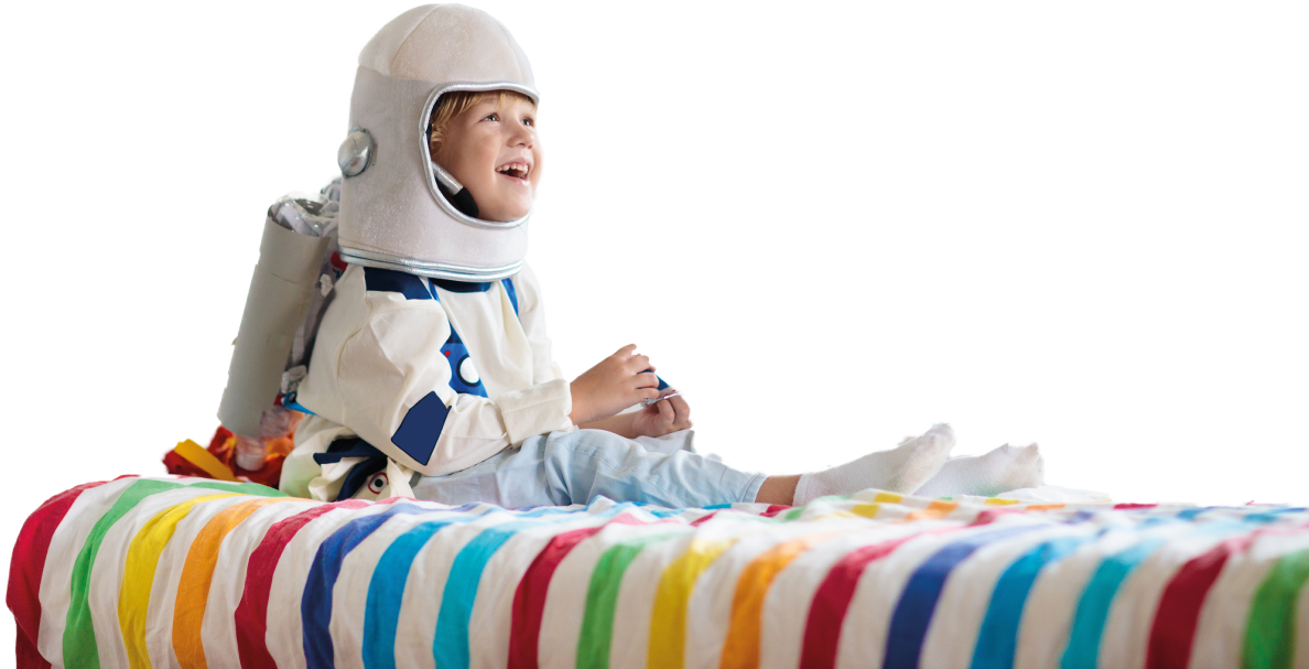 Criança astronauta
